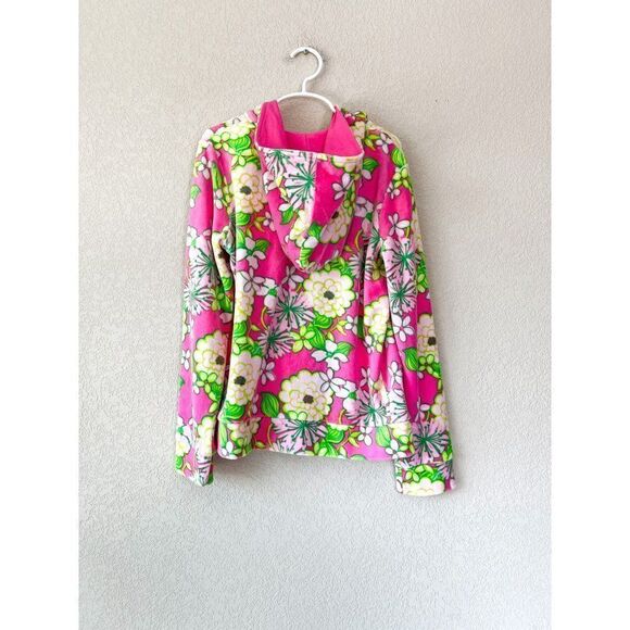 NWT! Lilly Pulitzer Floral Velour Full Zip Hoodie with Matching Pants Size 12 - Picture 4 of 8
